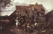 SIBERECHTS, Jan The Market Garden  et France oil painting reproduction